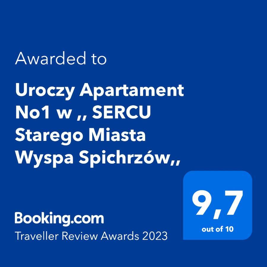 Uroczy Apartament No1 W ,, Sercu Starego Miasta Wyspa Spichrzow,, Gdańsk Extérieur photo